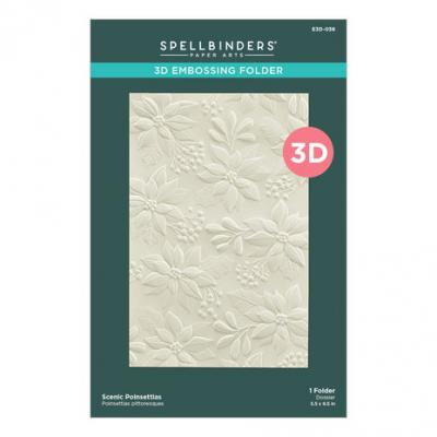 Spellbinders Embossing Folder - Poinsettias